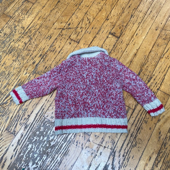 Baby Roots sweet little sweater.  Good used condition with some piling. - Picture 2 of 2